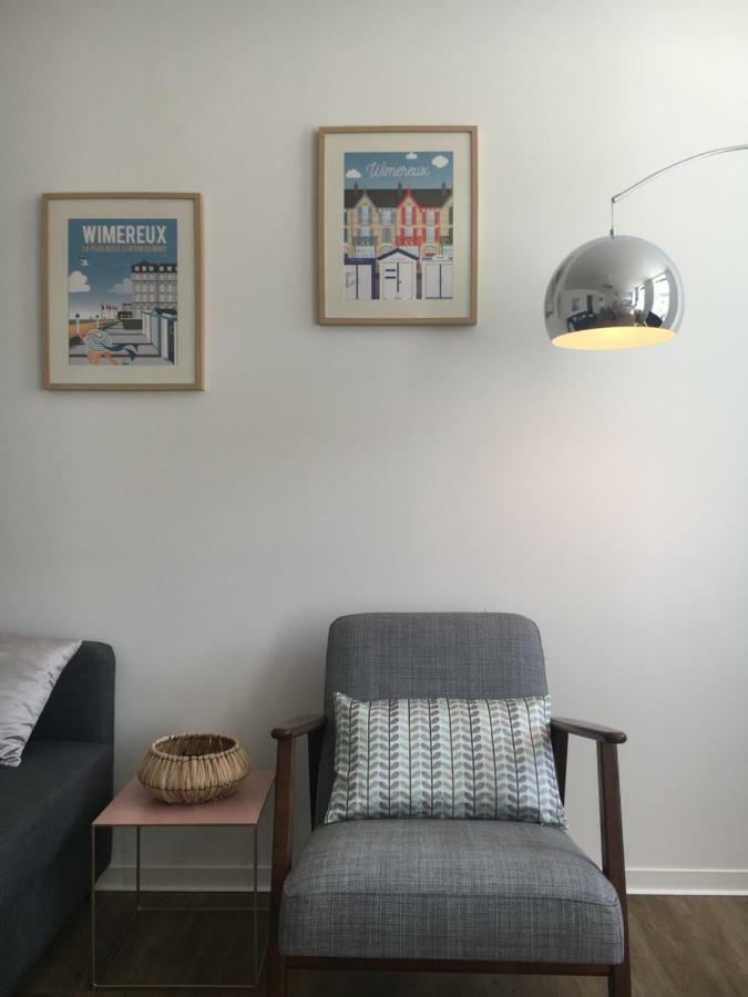 Le Wim'Heureux Lägenhet Wimereux Exteriör bild