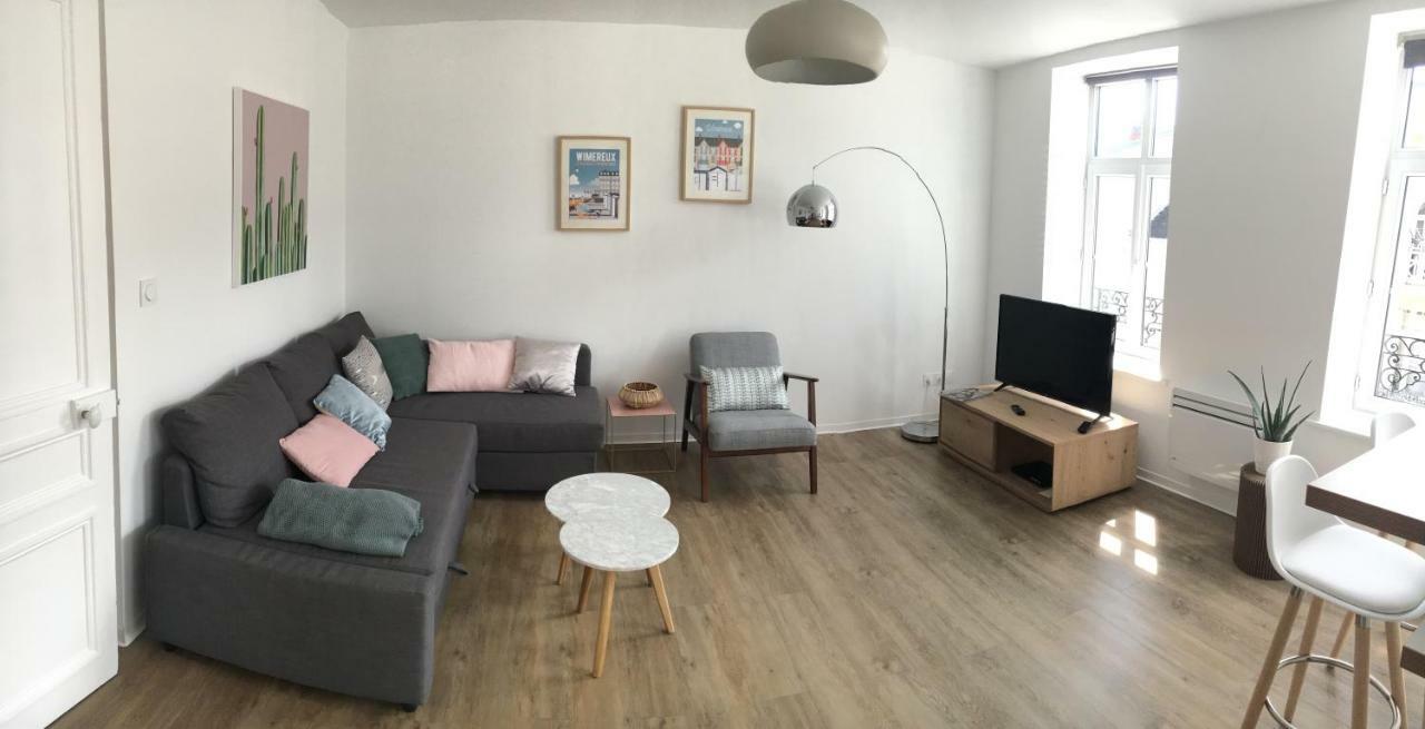 Le Wim'Heureux Lägenhet Wimereux Exteriör bild